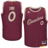 kevin love burgundy christmas day jersey swingman version